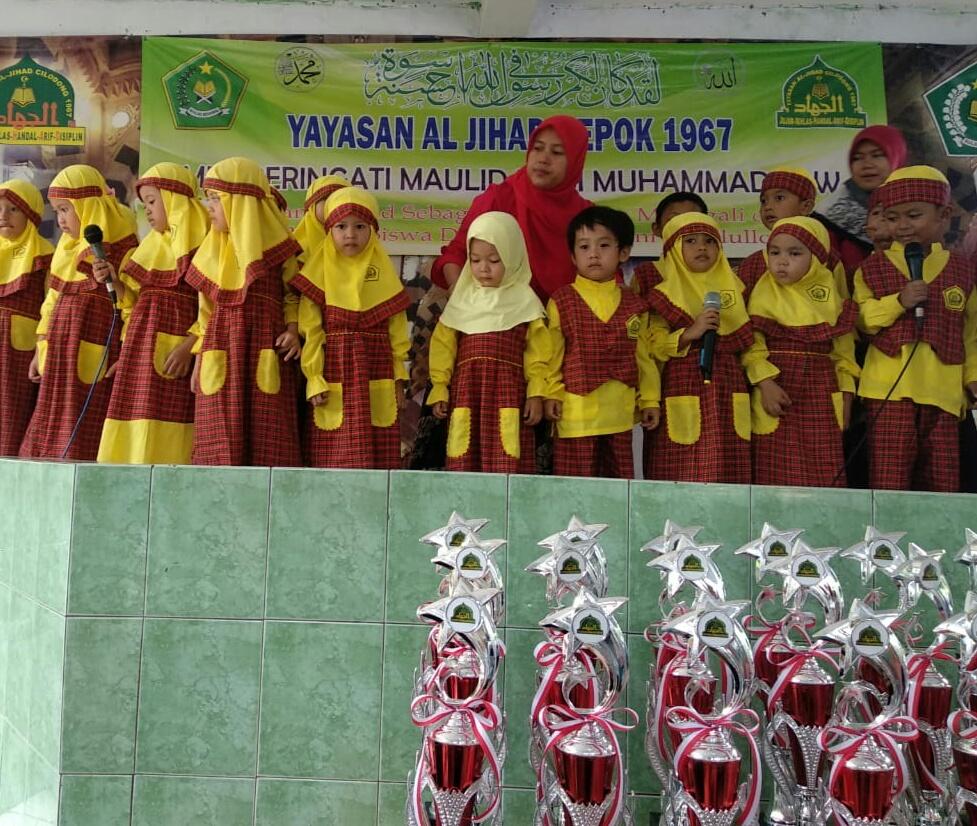 Para siswa RA Al-Jihad Cilodong Depok.