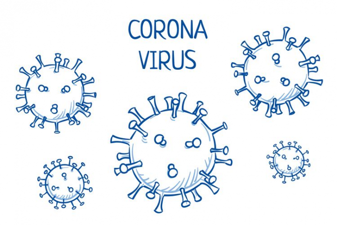 Ilustrasi virus corona, Covid-19