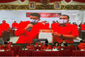PDI Perjuangan resmi mengusung Bobby Afif Nasution dan Aulia Rahman di Pilkada Medan 2020