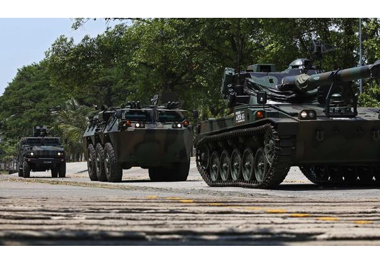 Ilustrasi tank TNI AD.
