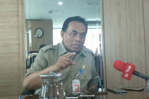 Sekretaris Daerah DKI Jakarta Almarhum Saefullah di Balai Kota DKI Jakarta,