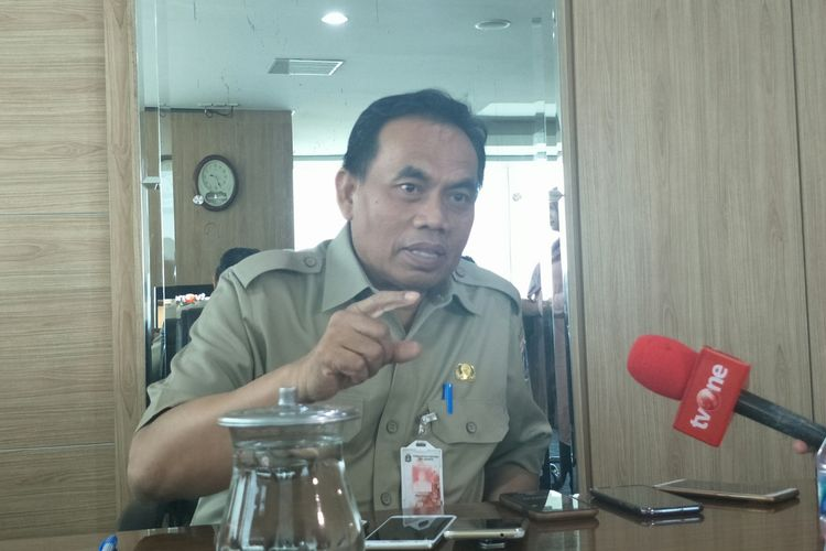 Sekretaris Daerah DKI Jakarta Almarhum Saefullah di Balai Kota DKI Jakarta,