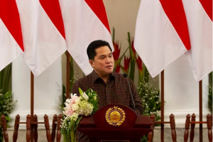Menteri Badan Usaha Milik Negara (BUMN) Erick Thohir di Kementerian Luar Negeri