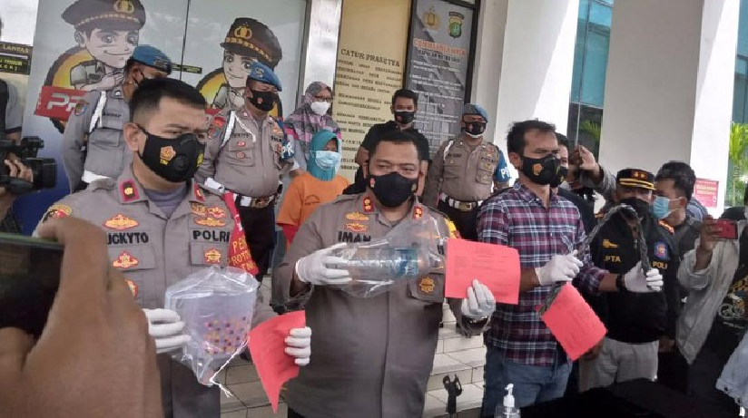 Istri yang bakar suami di Ciputat ditangkap polisi