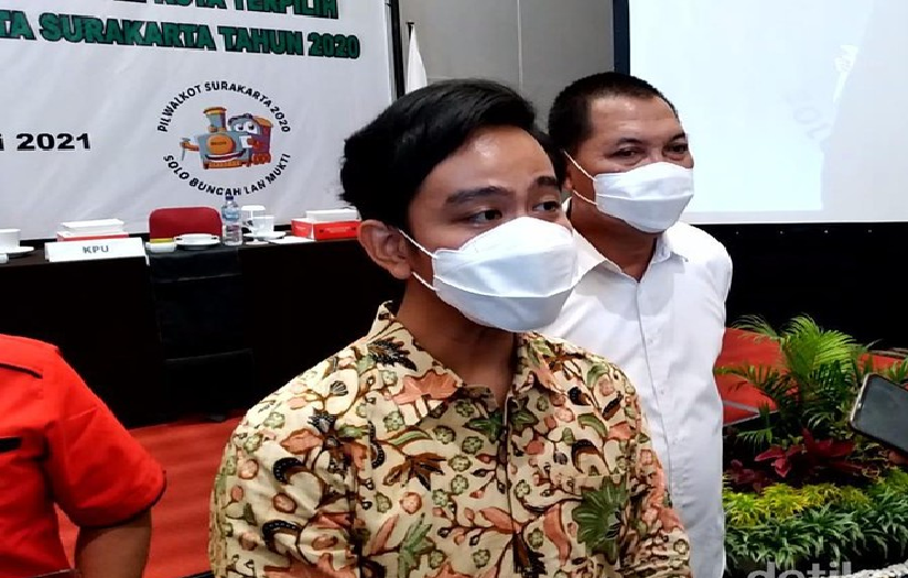 Gibran Rakabuming Raka-Teguh Prakosa resmi ditetapkan sebagai Wali Kota dan Wakil Wali Kota Solo terpilih, Kamis (21/1/2021).