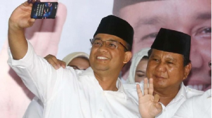 Foto: Prabowo Subianto dan Anies Baswedan.