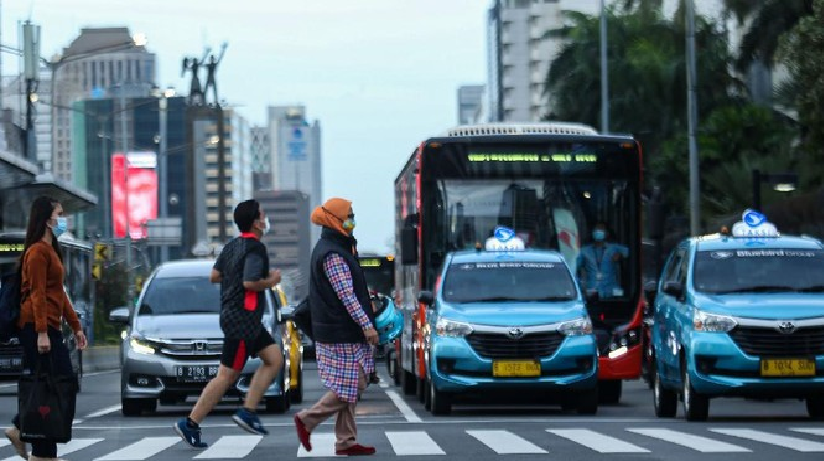 Ilustrasi Jalan Jakarta.