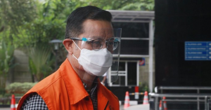 Mantan Mensos yang kini jadi tersangka kasus suap bansos Corona, Juliari Batubara.