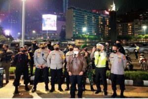 Kapolda Metro Jaya Irjen Pol Fadil Imron, Dirlantas Polda Metro Jay Kombes Pol Sambodo Purnomo Yogo dan Jajarannya.