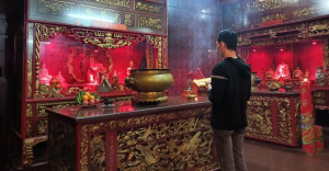 Foto: Suasana perayaan Waisak di Wihara Dharma Bhakti