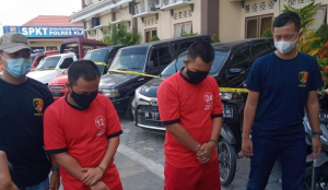 Polisi bongkar komplotan pembuat sertifikat vaksin palsu, Klaten, Kamis (12/8/2021).