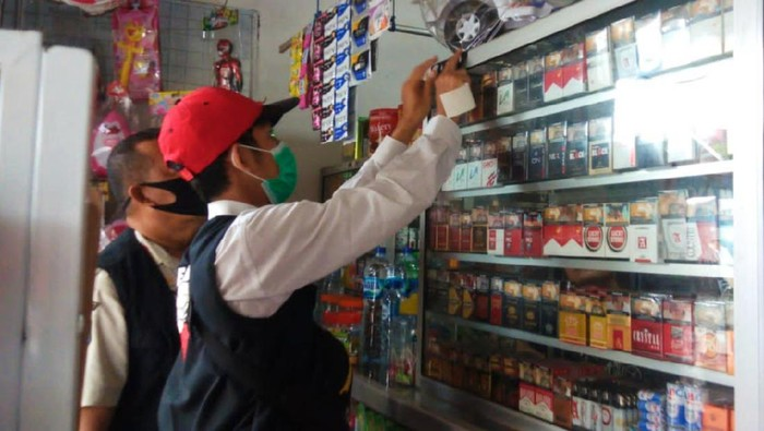 Ratusan rokok ilegal di Banyuwangi diamankan