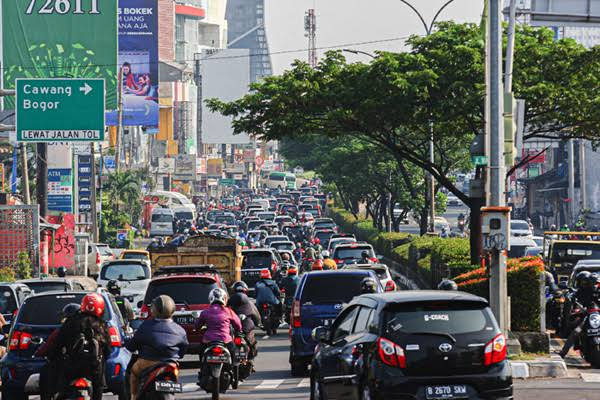 Jl. Margonda Raya kemacetannya sudah tidak bisa di elakan lagi