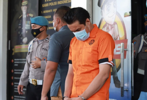 Rilis kasus narkoba Bobby Joseph di Polres Tangerang, Senin (13/12/2021).