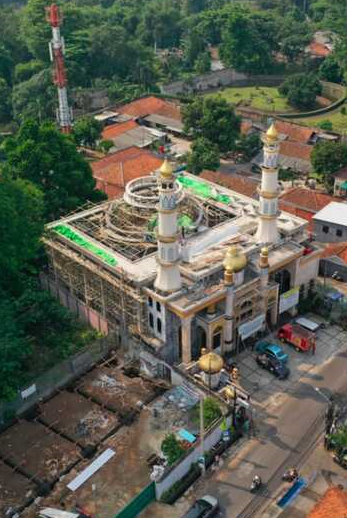 tampak Renovasi Masjid 'Jami Nurul Huda'. menunggu Peran serta Gubernur DKI Anies Baswedan. Kita tunggu.