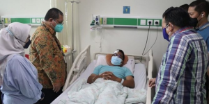 KSP Jenguk Kasat Intel Polres Jakpus.