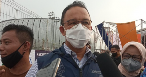 Anies Baswedan melakukan peletakan batu pertama pembangunan Kampung Susun Bayam dekat JIS, 7 Mei 2022. Anies Baswedan melakukan peletakan batu pertama pembangunan Kampung Susun Bayam dekat JIS, 7 Mei 2022.