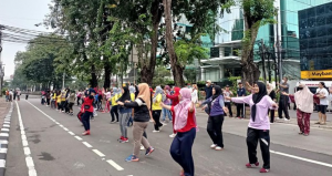 Car free day di Jalan Tomang Jakbar. Car free day di Jalan Tomang Jakbar.