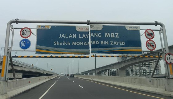 Jalan tol MBZ dibuka pada Minggu (1/5/2022) pagi