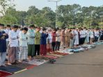 Suasana shalat Idul Adha