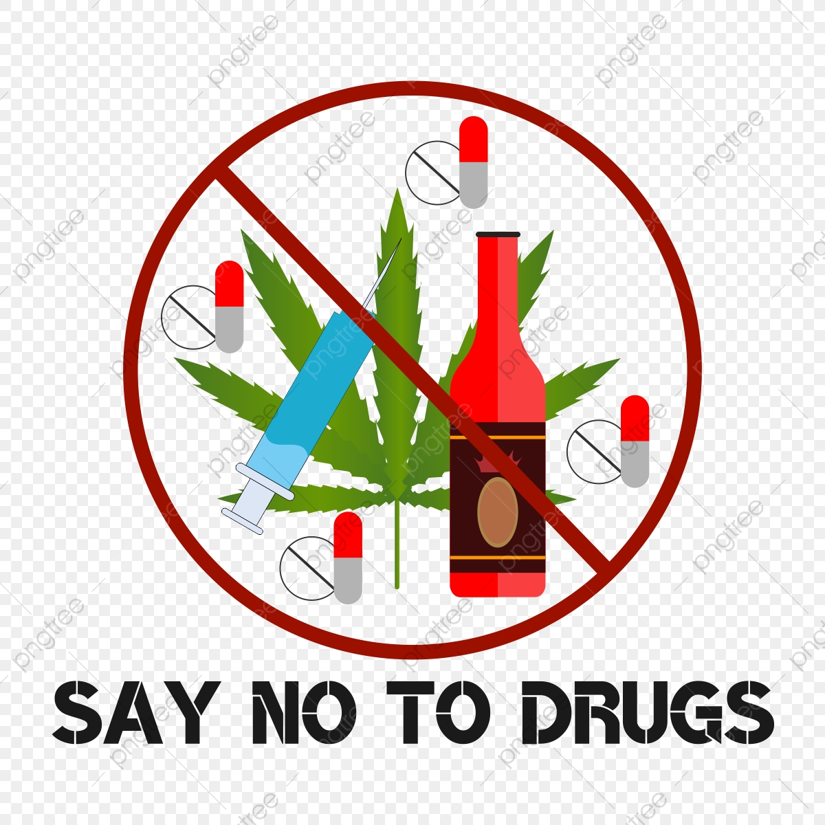 Ilustrasi Stop Penyalahgunaan Narkoba