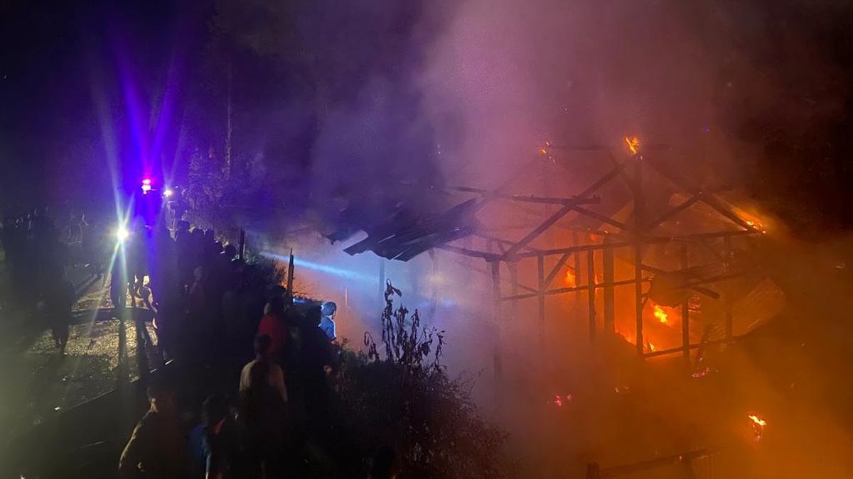 Rumah Panggung di Toraja Utara Terbakar Menewaskan 4 Orang