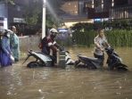 Banjir di kawasan Kemang, Kel. Bangka. Kec. Mampang Prapatan Jaksel (6/10/2022)