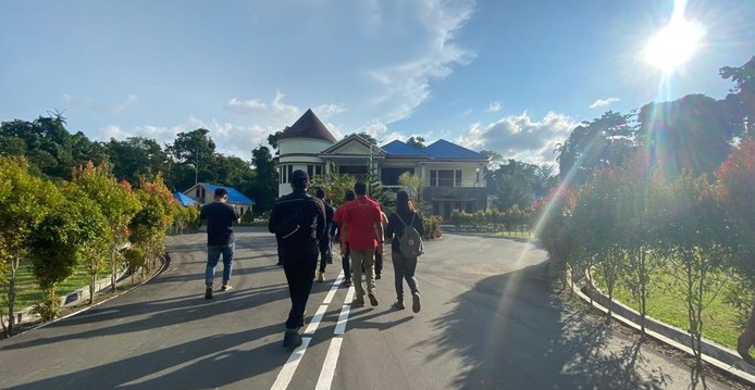 Suasana Kediaman Gubernur Papua Lukas Enembe