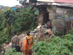 Rumah warga Paledang, Bogor, rusak karena terbawa longsor