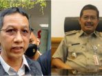 Kolase foto Pj Gubernur DKI Jakarta, Heru Budi Hartono yang mencopot posisi Marullah Matali dari jabatan Sekda DKI.