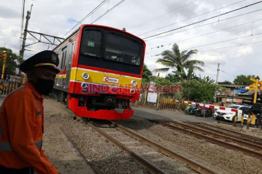 ilustrasi perlintasan krl