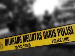 ilustrasi garis polisi ilustrasi garis polisi