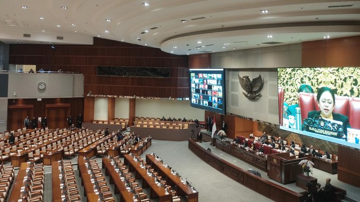 45 Anggota DPR Hadir Fisik Paripurna Laporan Keuangan Pemerintah