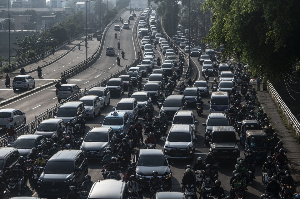 ilustrasi kemacetan Jakarta