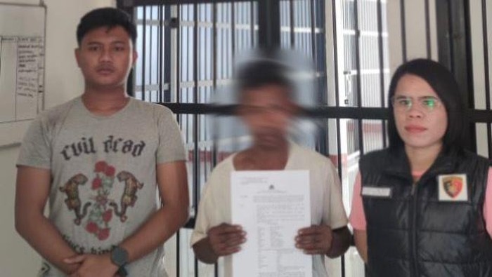 ASM alias A (24) pria yang sehari-hari bekerja di bengkel motor menjadi tersangka pemerkosaan siswi SMP di Manggarai Timur NTT