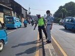TKP Kecelakaan di Jalan Raya Bogor Depok
