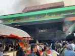 Kebakaran di Pasar Leuwiliang Bogor