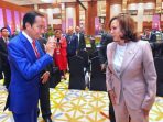 Presiden Jokowi dan Wapres AS Kamala Harris