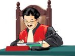 Ilustrasi hakim Ilustrasi hakim