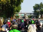 Kemacetan di Mampang Prapatan arah Kuningan