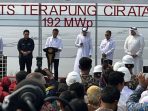 Jokowi resmikan PLTS Terapung Cirata MWp