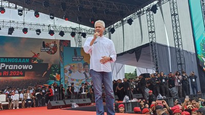 Ganjar Pranowo kampanye di Bandung