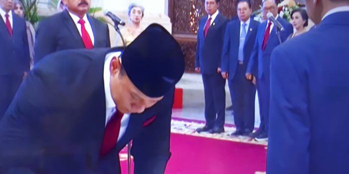 Jokowi Resmi Lantik AHY Jadi Menteri ATR/BPN