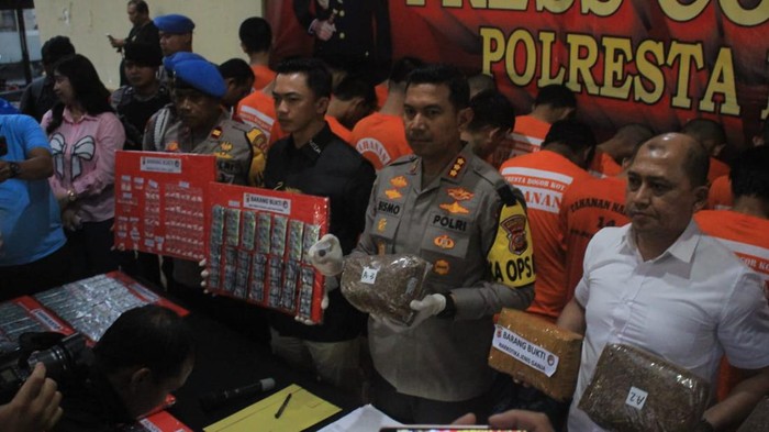 Rilis Kasus Narkoba di Polresta Bogor Kota
