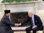 Prabowo bertemu Biden di Gedung Putih