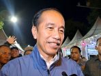 Presiden ke-7 Joko Widodo (Jokowi) setelah menonton pesta kembang api di Ngarsopuro-Gatot Subroto Jawa Tengah Rabu 1 Januari 2025