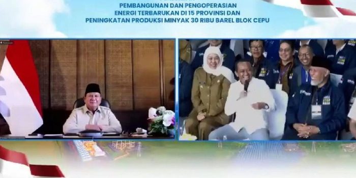 Presiden Prabowo dan Menteri ESDM Bahlil Lahadalia