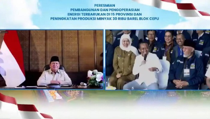 Presiden Prabowo dan Menteri ESDM Bahlil Lahadalia