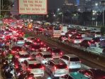 Foto Kemacetan di Jakarta malam ini kamis 25 September 2025