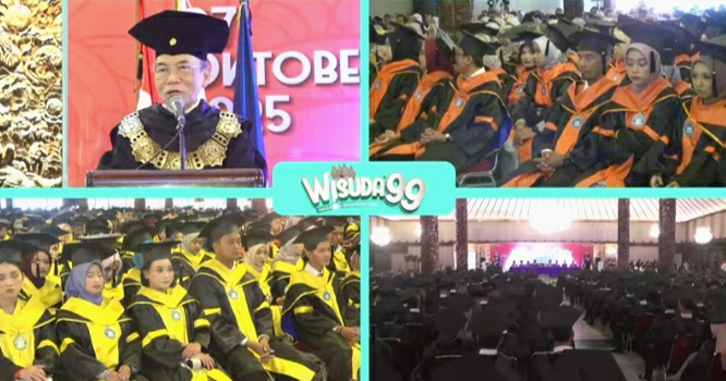 UNINDRA Gelar Wisuda Ke-99 di TMII